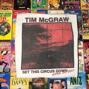 2001 Tim McGraw Set This Circus Down USA Tour